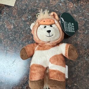 Starbucks bearista plush keychain